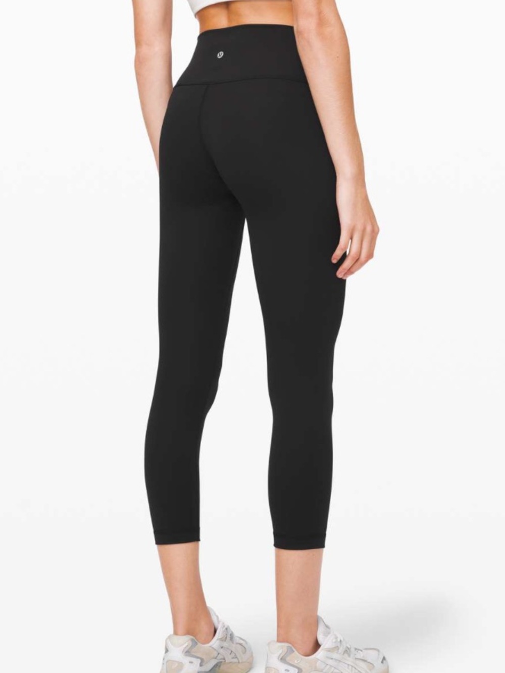 Lululemon Wunder Under Crop High Rise 23” Leggings SZ 8 EUC - Picture 2 of 5